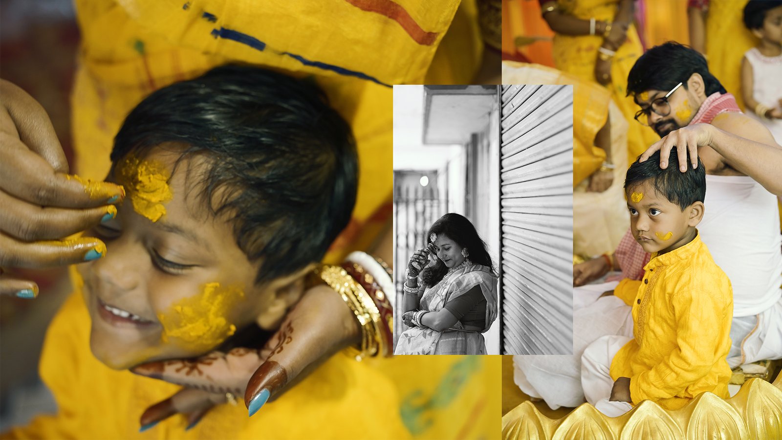 Candid moment of bride laughing during Bengali wedding reception in Kolkata