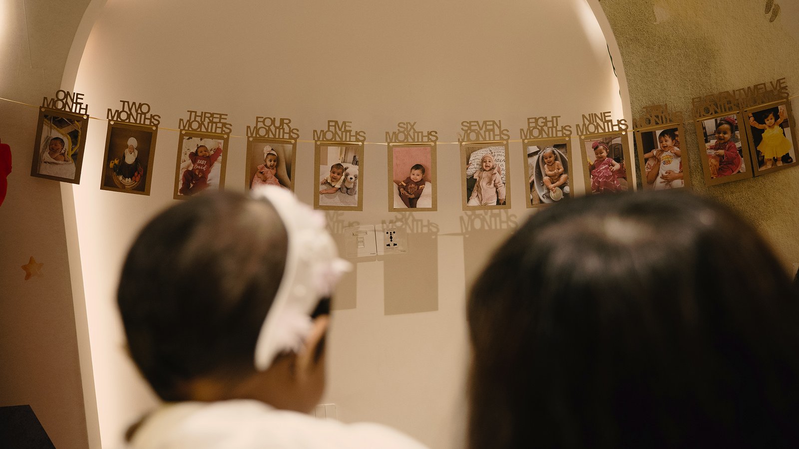 4-generation portrait — grandparents, parents, baby