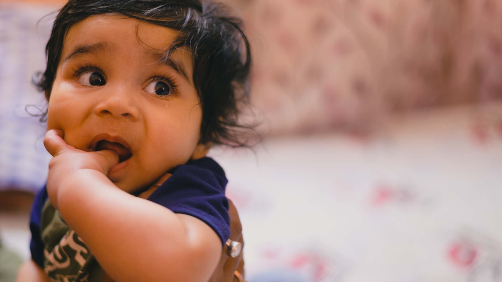 Baby crying — patient Annaprashan photography