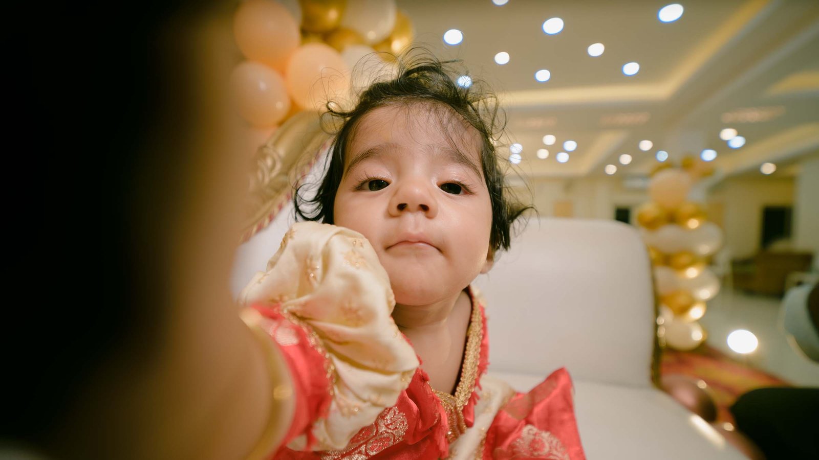 Home Annaprashan ceremony — intimate family gathering